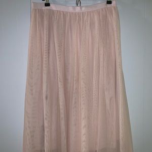 NWT Pink(blush) tulle skirt